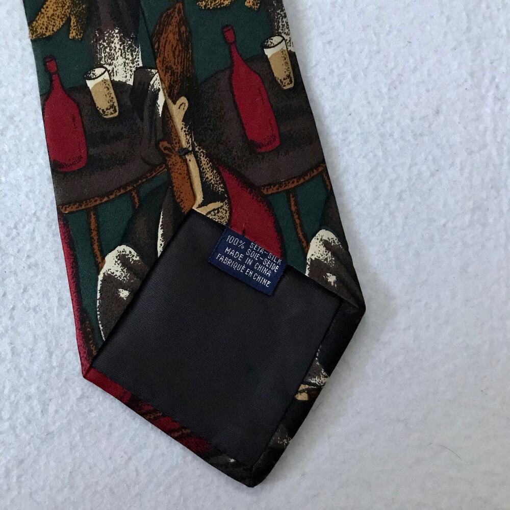 Girun Vintage Graphic Handmade Tie - Picture 7 of 8